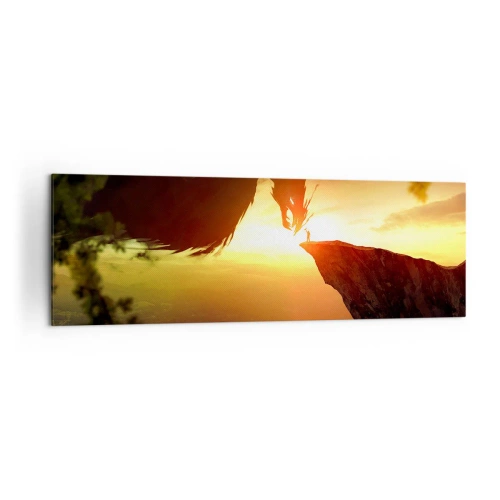 Schilderen op canvas - Drakendoder - 160x50 cm