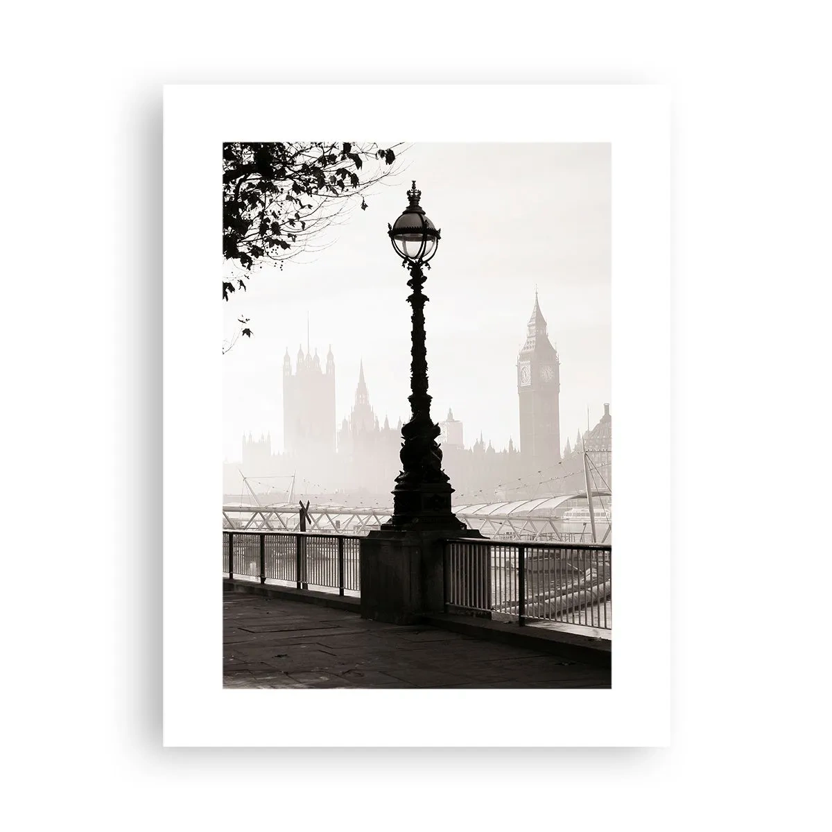 Poster - Ochtend in Londen - 30x40 cm