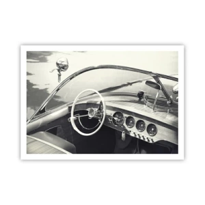 Poster - Weer voor de rijken - 100x70 cm