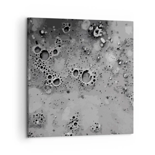 Schilderen op canvas - Als een maanlandschap - 50x50 cm