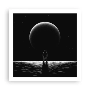 Poster - Oog in oog - 60x60 cm