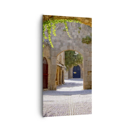 Schilderen op canvas - De optocht zal spoedig verschijnen - 65x120 cm