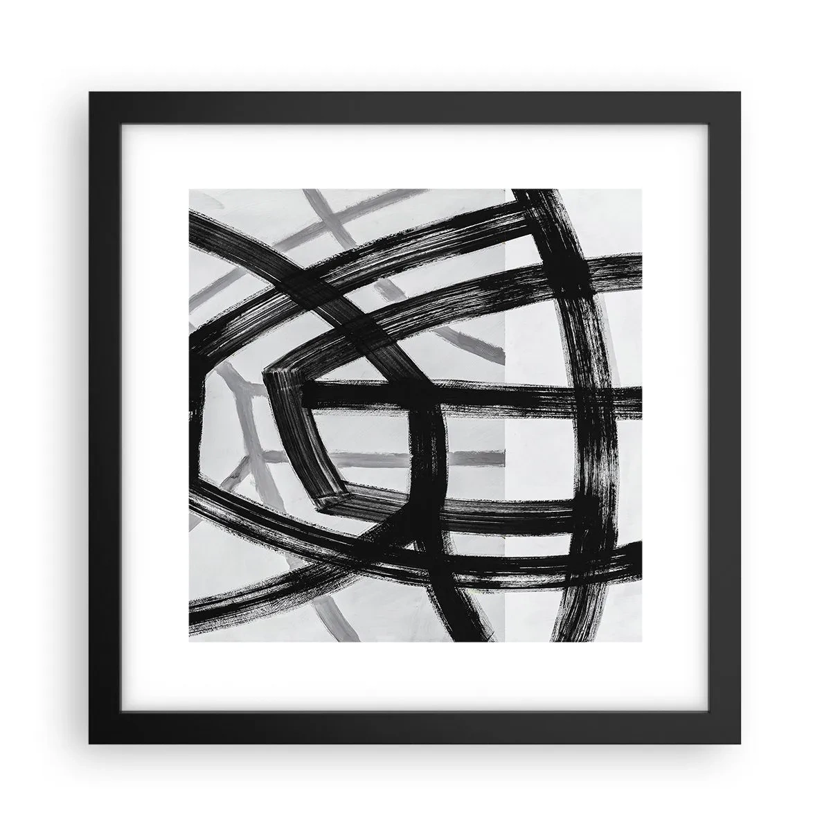 Poster in een zwarte lijst - Diepte opbouwen - 30x30 cm