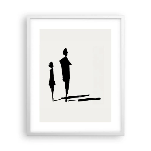 Poster in een witte lijst - Zeker samen? - 40x50 cm