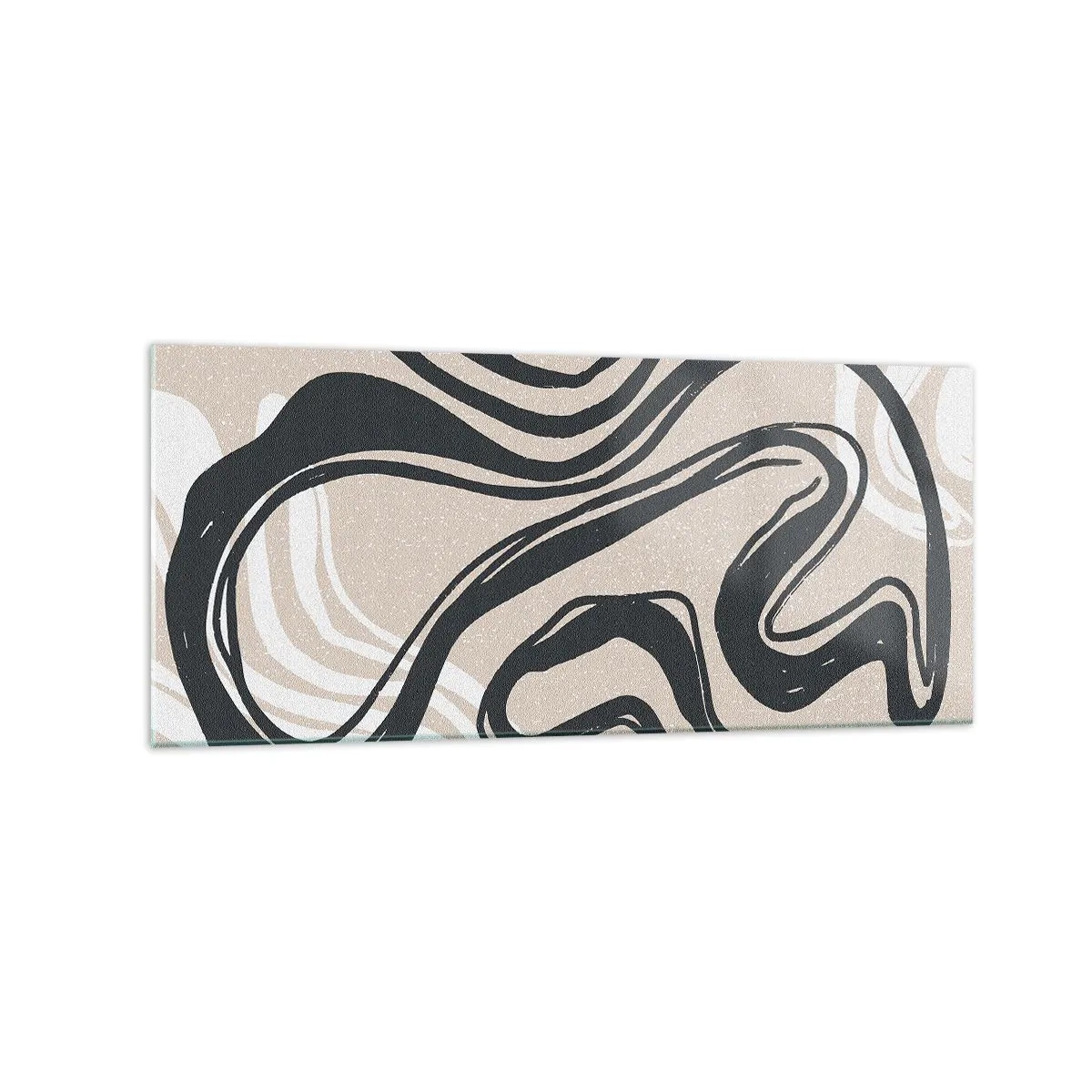 Schilderen op glas - Expressie vermenigvuldigd - 120x50 cm