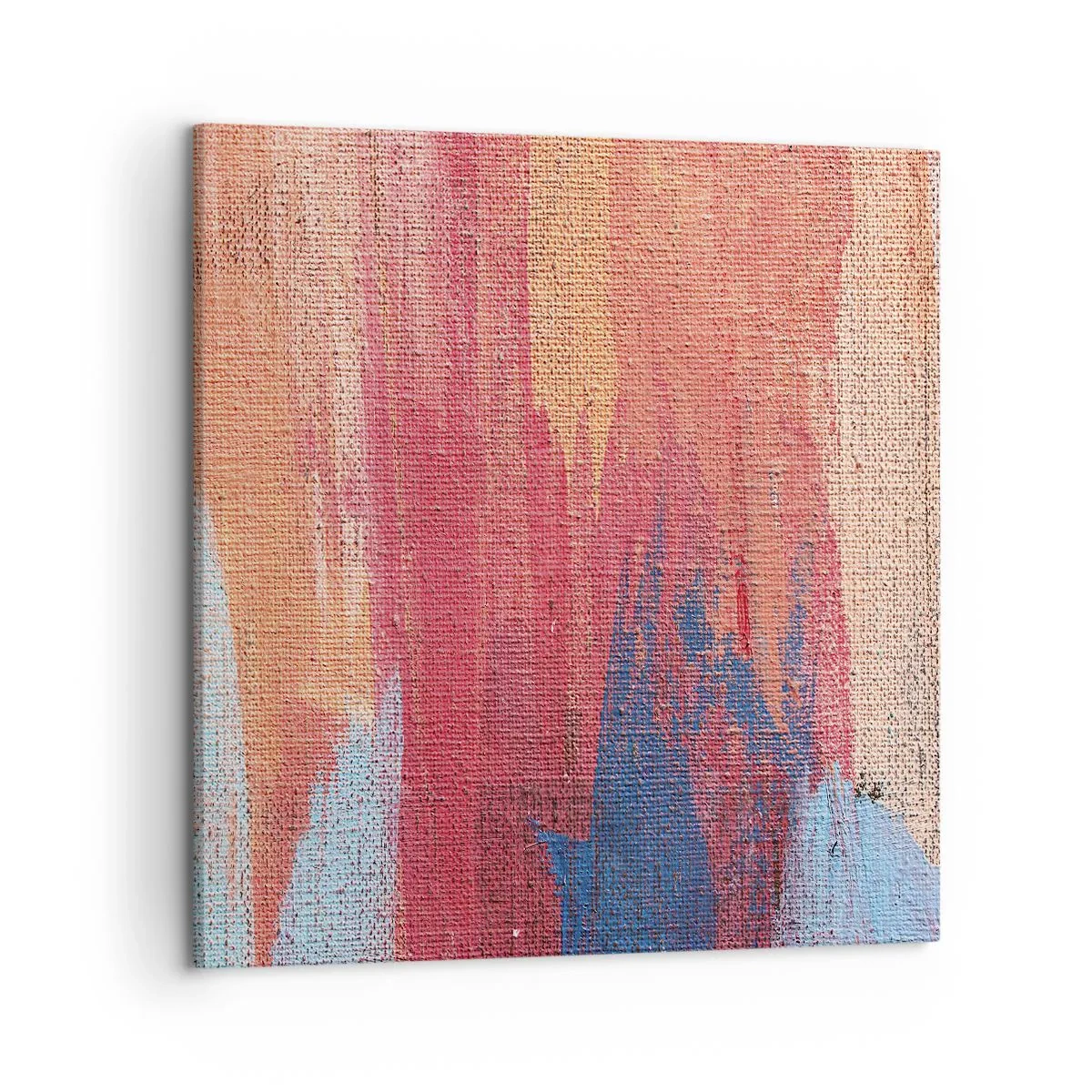 Schilderen op canvas - Ren door de regenboog - 50x50 cm