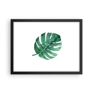 Poster in een zwarte lijst - Groen concept - 40x30 cm