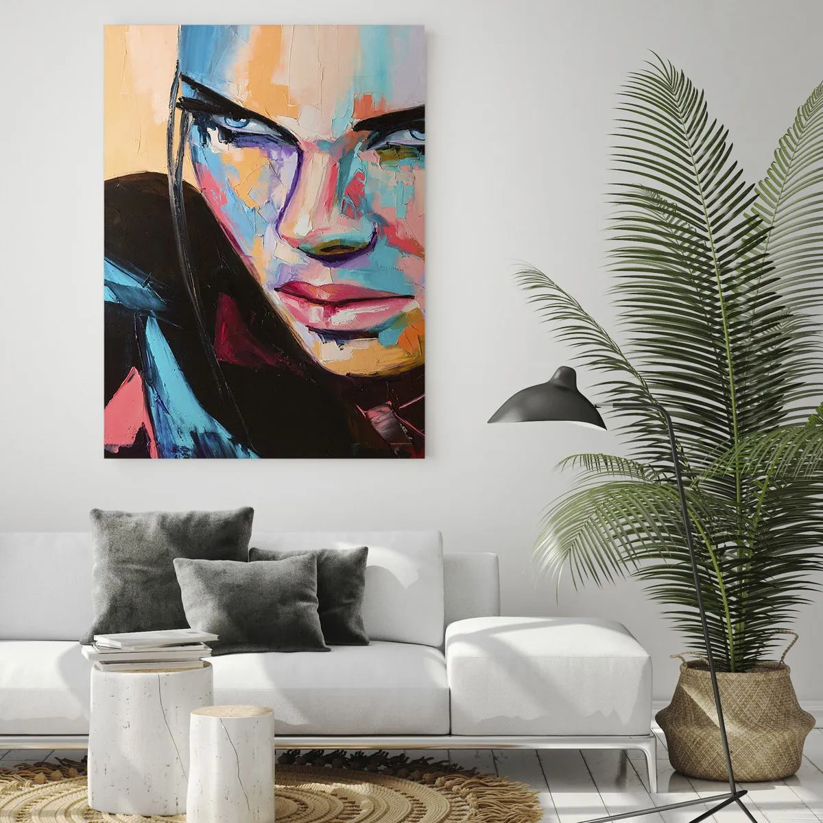 Schilderen op glas - Wildheid in het hart - 80x120 cm