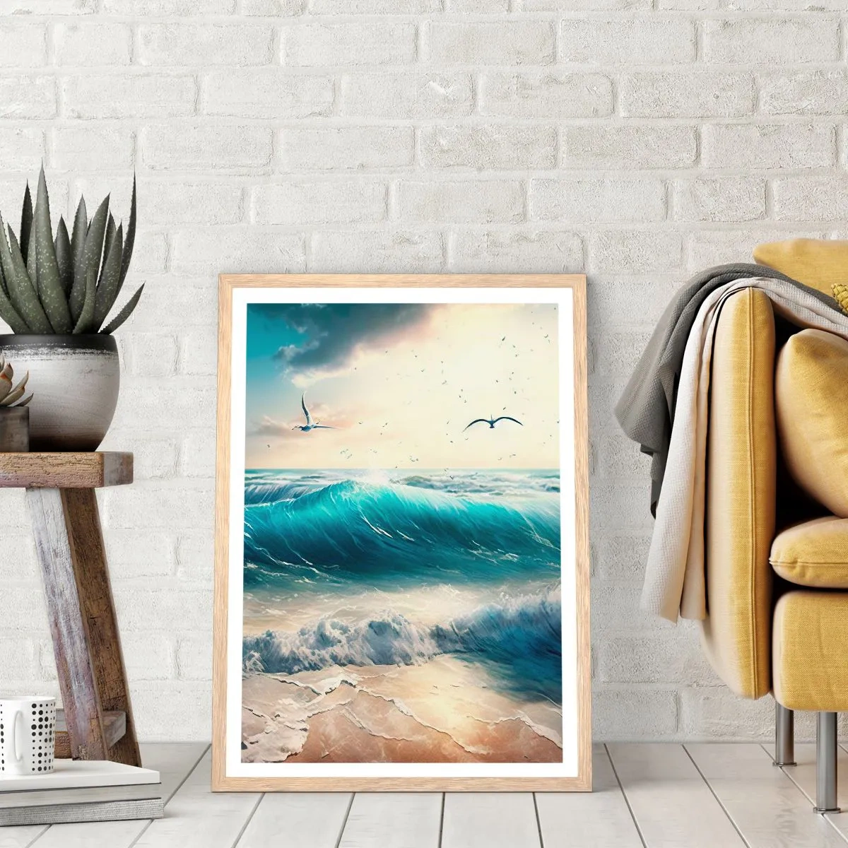 Een poster in een licht eiken lijst - Ritselt alleen voor jou - 30x40 cm