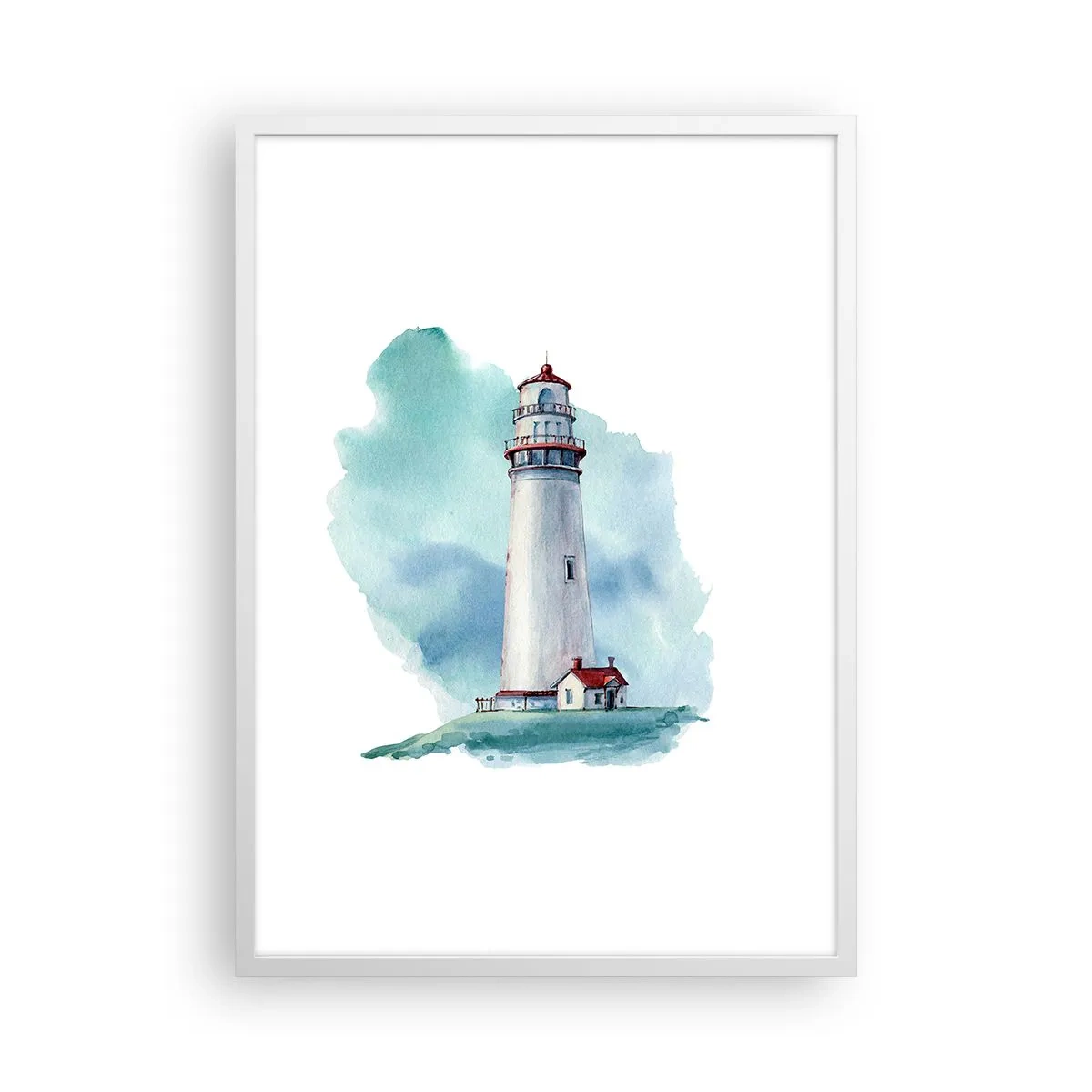 Poster in een witte lijst - Blue's zachtaardige zus - 50x70 cm