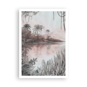 Poster - Een 19e-eeuws ontdekkingsdagboek - 70x100 cm