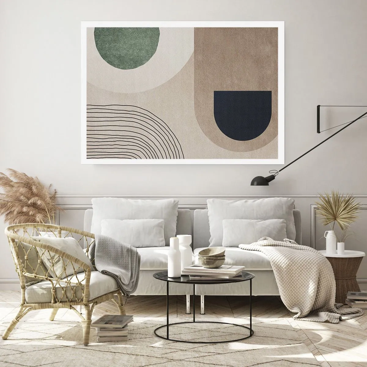 Poster - De zachtheid van het ovaal - 70x50 cm