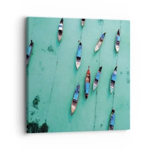 Schilderen op canvas - In blijde verwachting - 30x30 cm