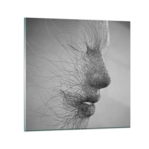 Schilderen op glas - De geest van de wind - 70x70 cm