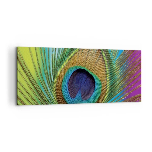 Schilderen op canvas - Oog in oog - 120x50 cm