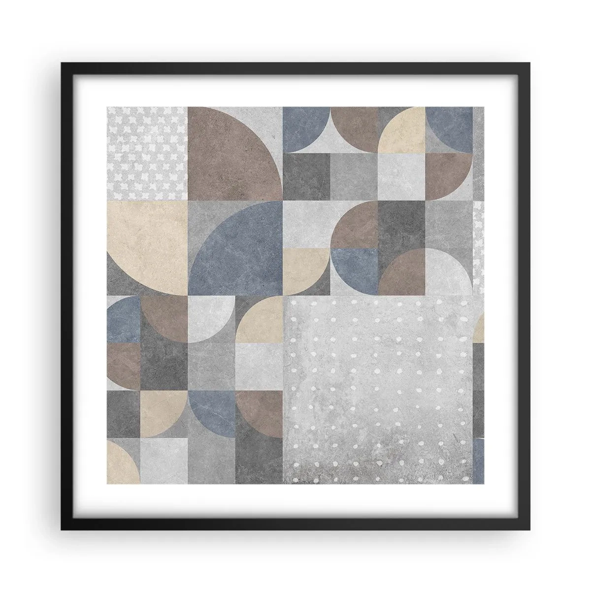 Poster in een zwarte lijst - Keramische fantasie - 50x50 cm