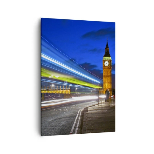 Schilderen op canvas - Onder toeziend oog van Big Ben - 50x70 cm