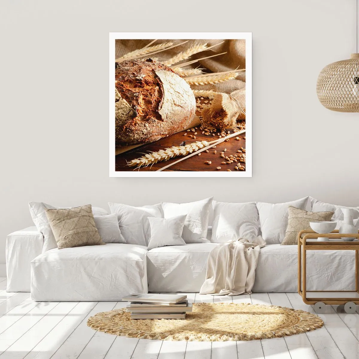 Poster - Smakelijk, geurig, knapperig - 40x40 cm