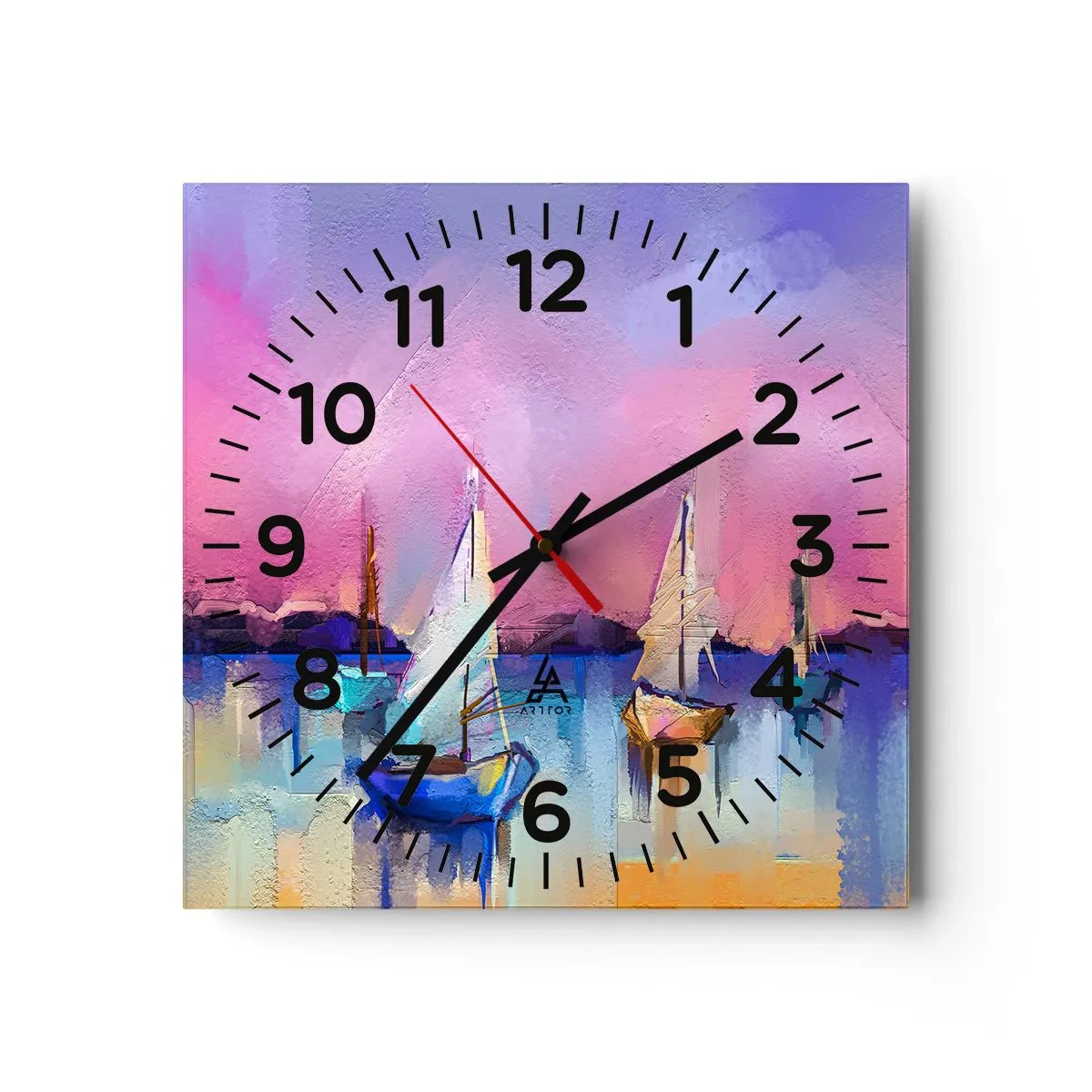 Wandklok - Klok - Richting: breed water - 30x30 cm