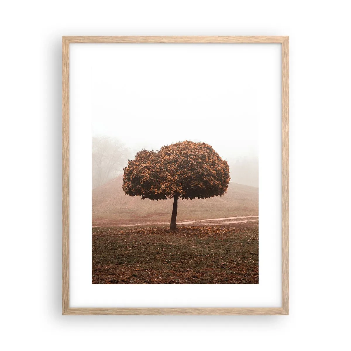 Een poster in een licht eiken lijst - Na een drukke zomer - 40x50 cm