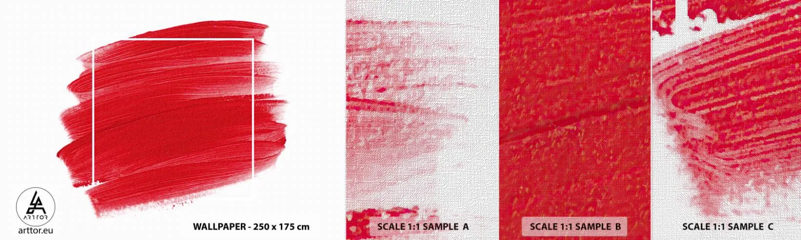 Fotobehang Monster Premium Canvas - Uit het frame - Abstractie, Deel, Minimalisme - 100x30 cm