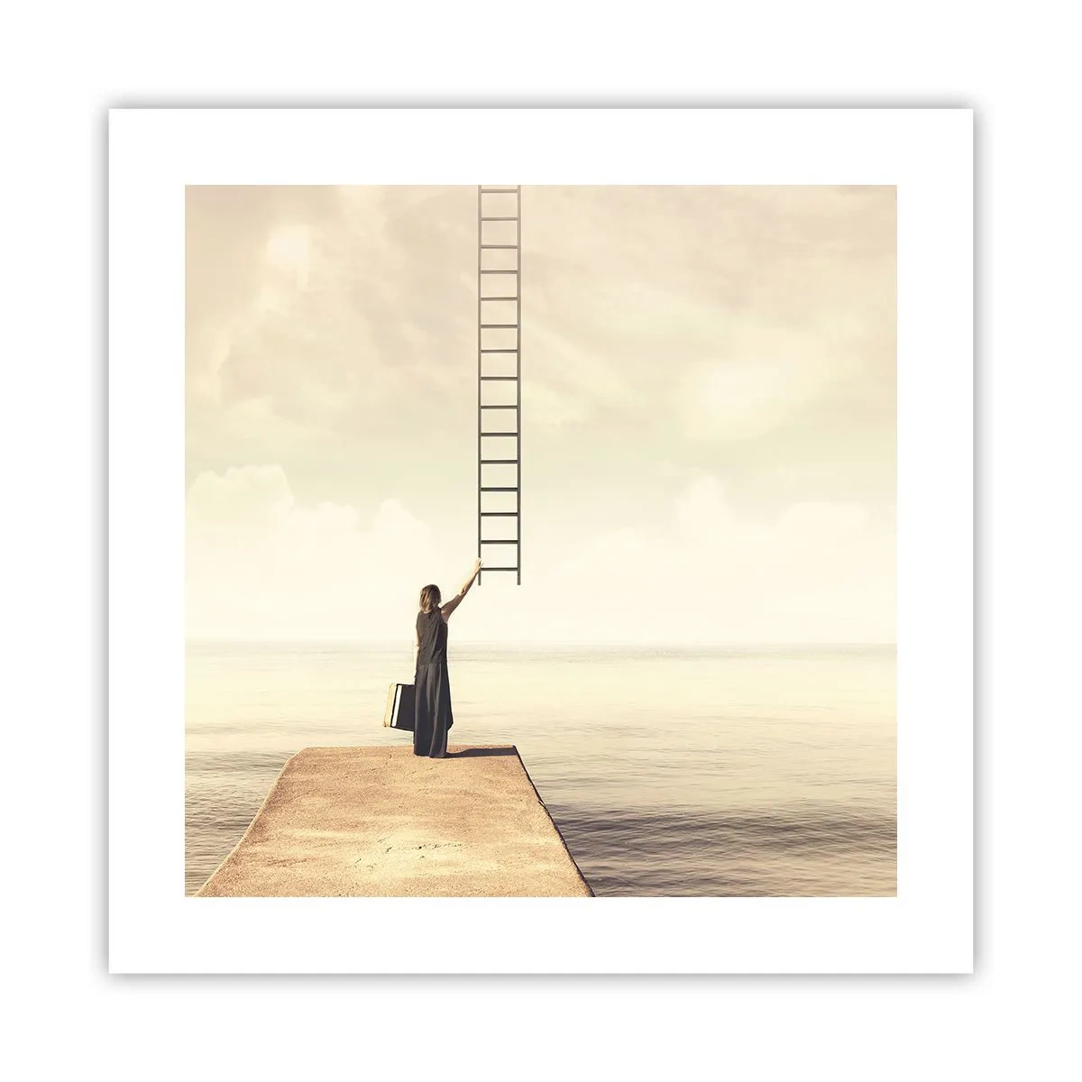 Poster - Een magische reis - 40x40 cm