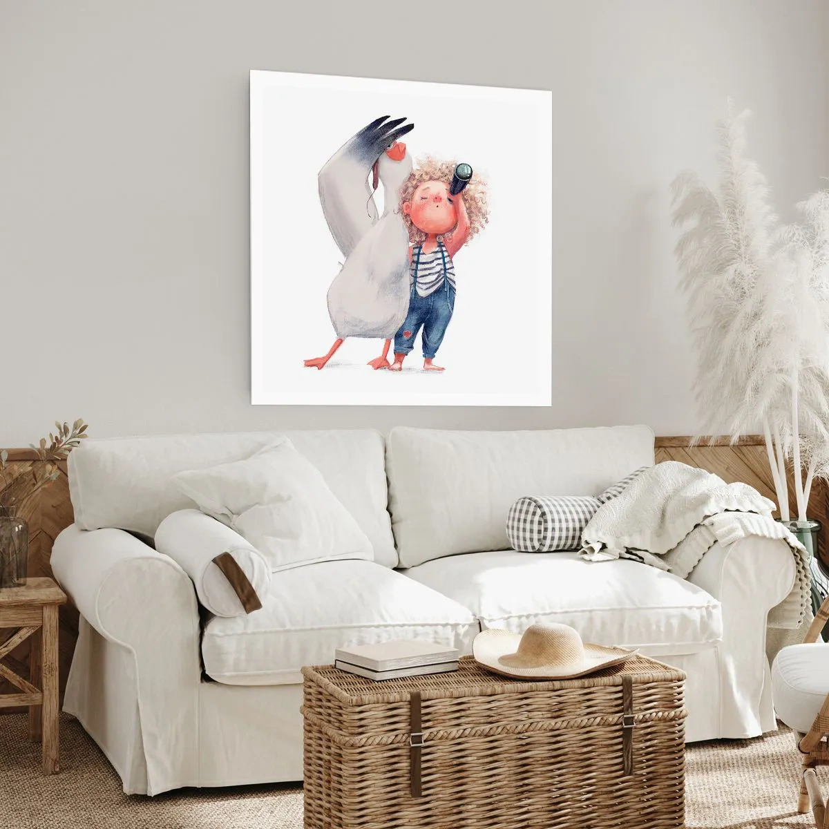 Poster - Een geweldige reisroute - 40x40 cm