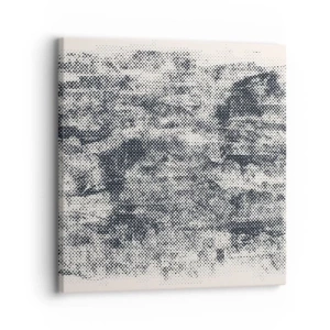 Schilderen op canvas - Mistige compositie - 30x30 cm