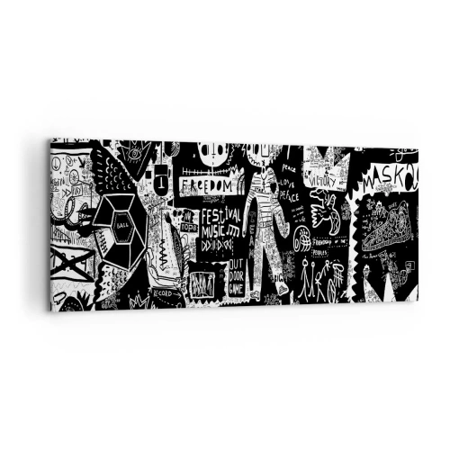 Schilderen op canvas - Geestelijke jeugd van wet en vreugde - 120x50 cm