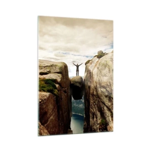 Schilderen op glas - Hoe gaat het met mij?! - 50x70 cm