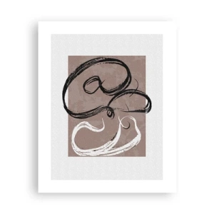 Poster - Compositie – de zoektocht naar volheid - 40x50 cm