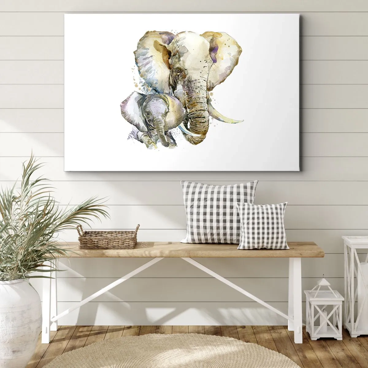 Schilderen op canvas - Er gaat niets boven mama - 100x70 cm