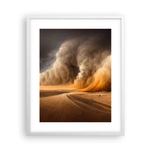 Poster in een witte lijst - De toorn van de woestijn - 40x50 cm