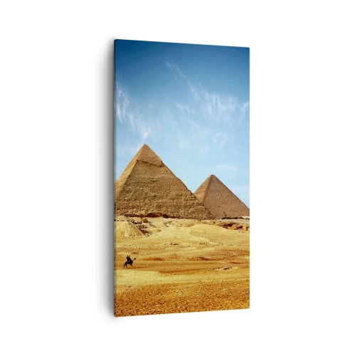 Schilderen op canvas - 40 eeuwen kijken naar je - 55x100 cm