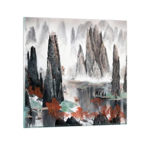 Schilderen op glas - Krachtige voogden - 30x30 cm