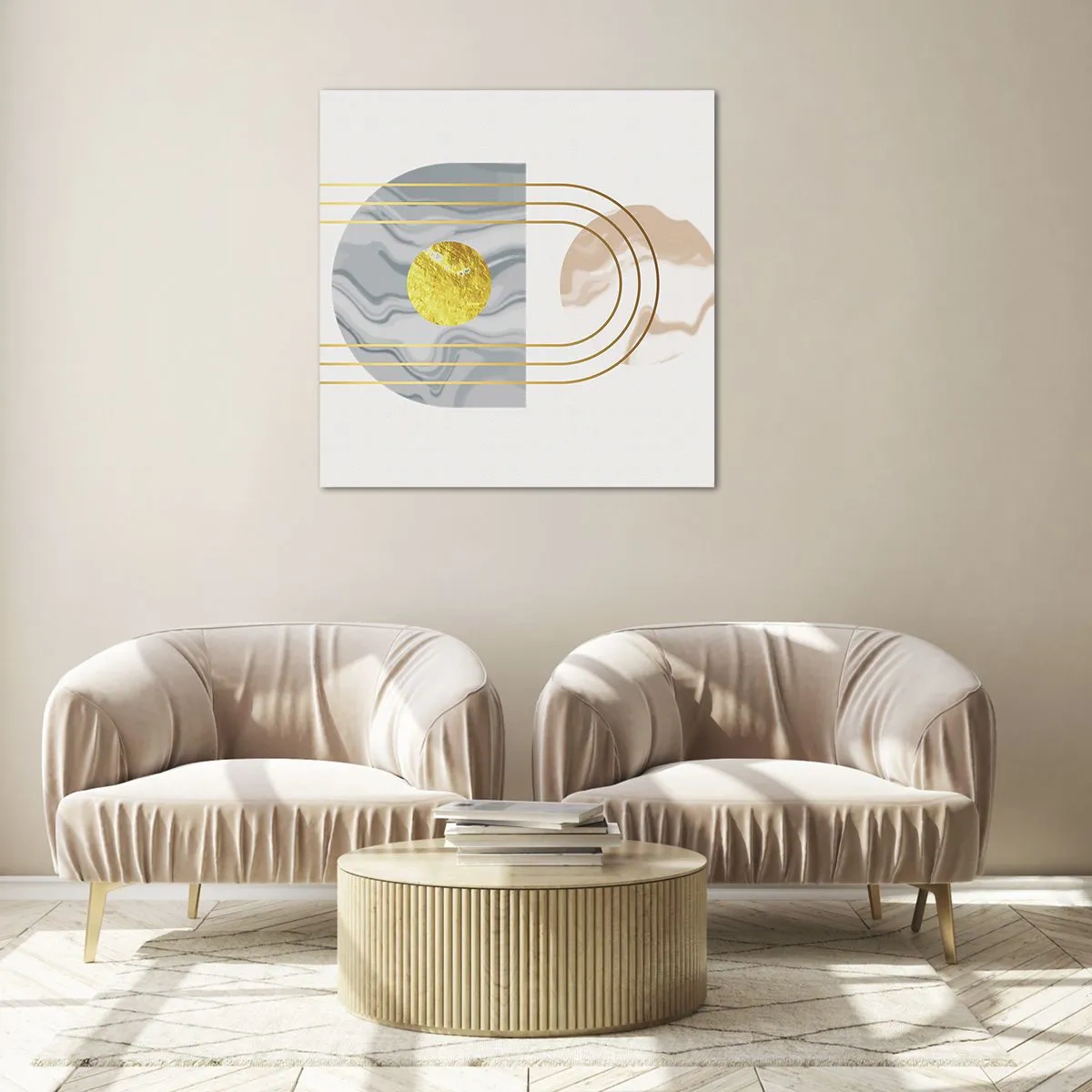 Schilderen op glas - Helderheid en schittering - 40x40 cm