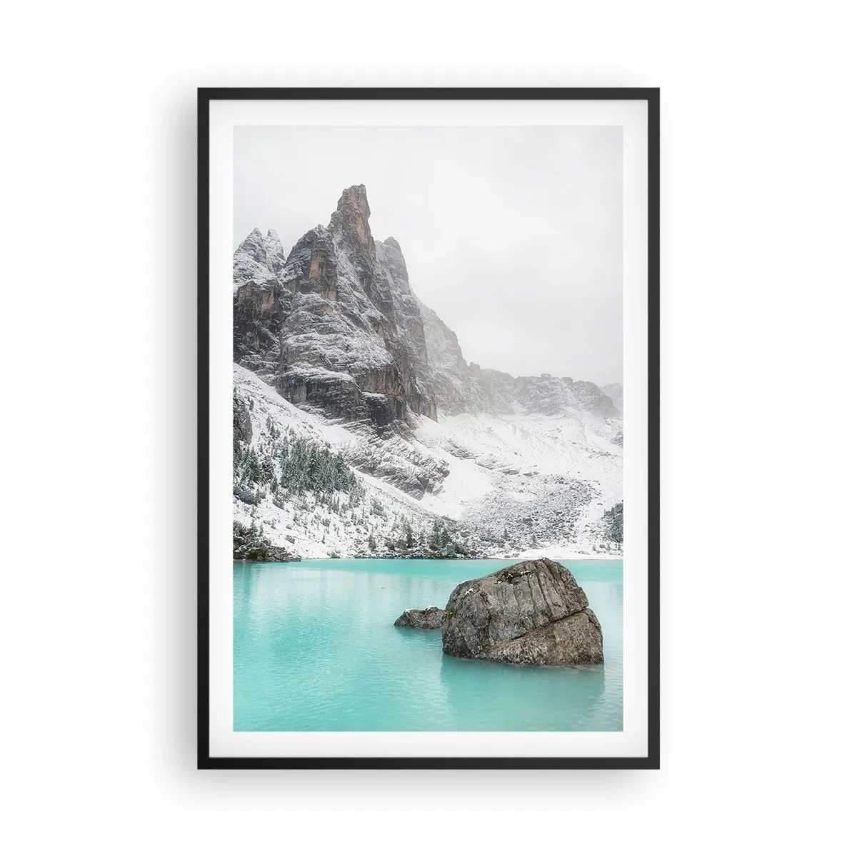 Poster in een zwarte lijst - Bewakend - 61x91 cm