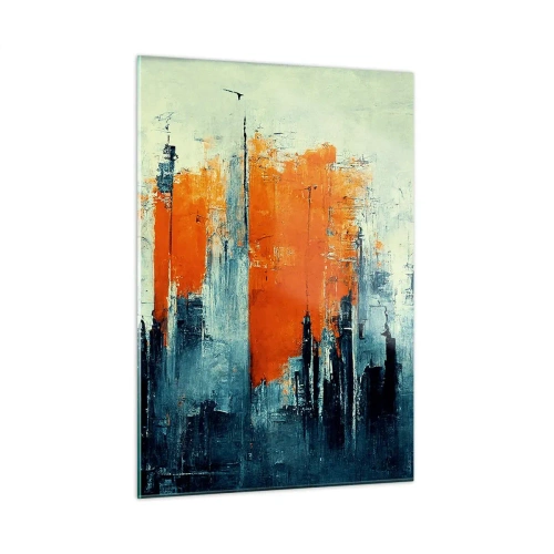 Schilderen op glas - Modern landschap - 50x70 cm
