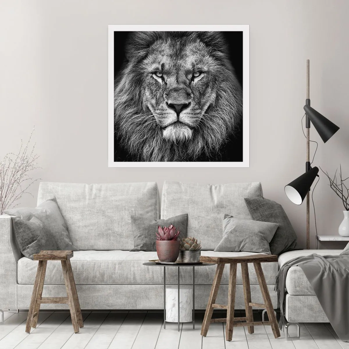Poster - In een kroningskleed - 60x60 cm