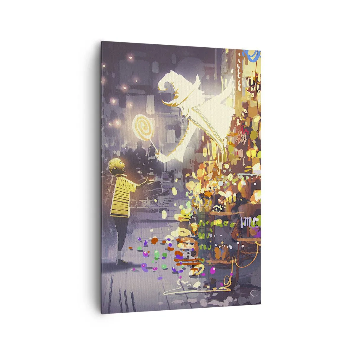 Schilderen op canvas - Tovenarij bestaat wel - 80x120 cm