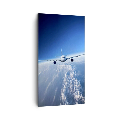 Schilderen op canvas - Ik vlieg omdat ik dat wil - 45x80 cm