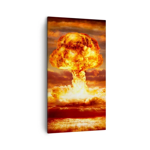 Schilderen op canvas - En het einde zal komen - 45x80 cm