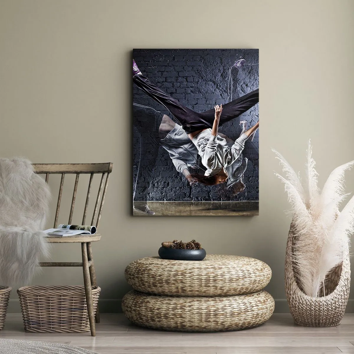 Schilderen op canvas - Straatster - 45x80 cm