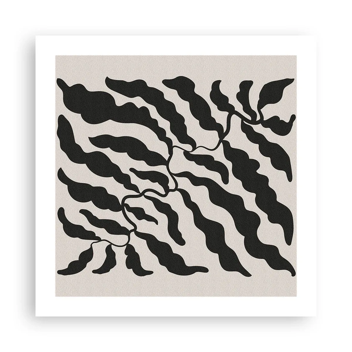 Poster - Natuur van een vierkant - 50x50 cm