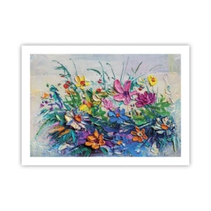 Poster - Helemaal geen stilleven - 70x50 cm