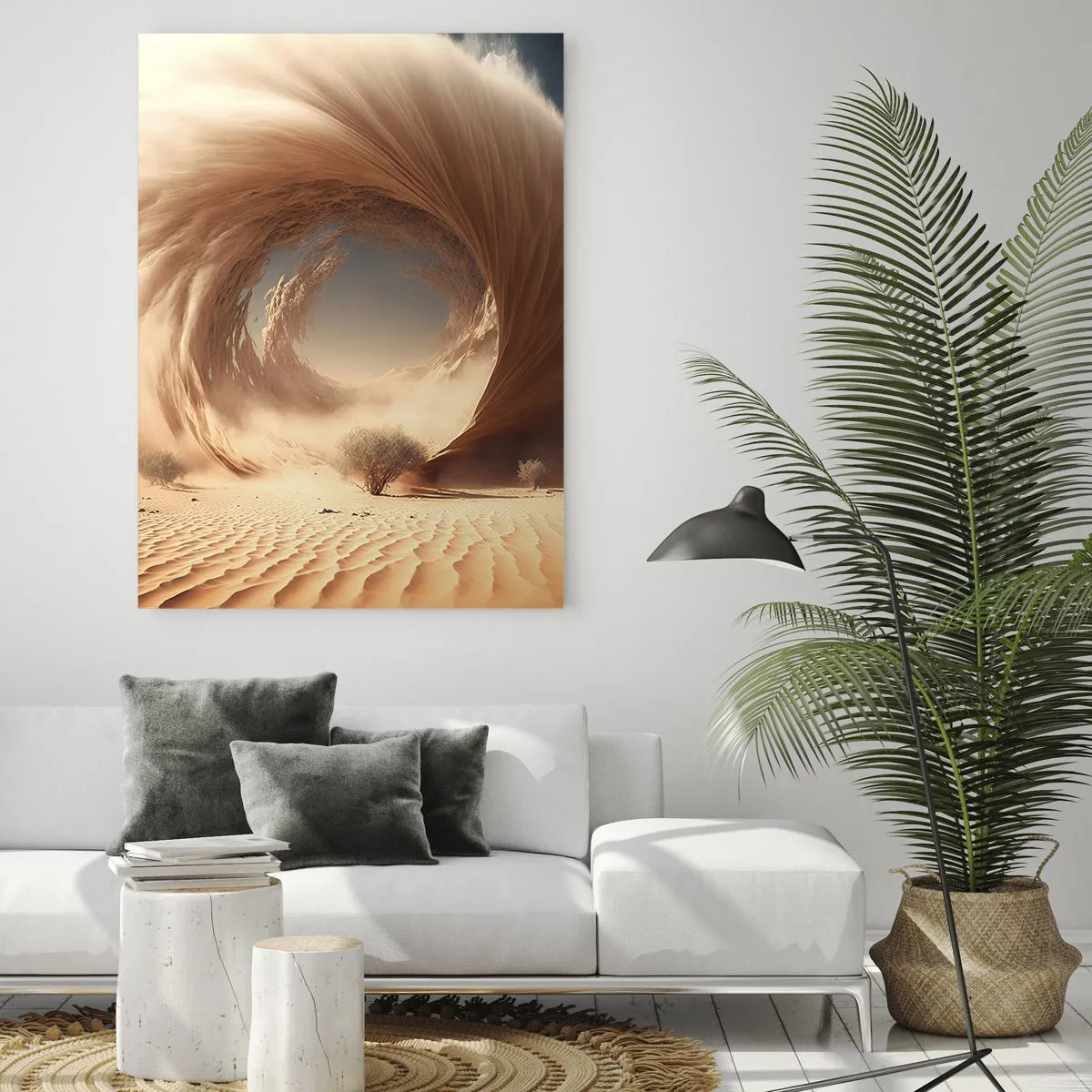 Schilderen op glas - Open portaal - 50x70 cm