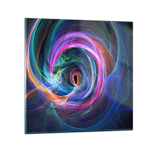 Schilderen op glas - Waar breng je me heen? - 60x60 cm