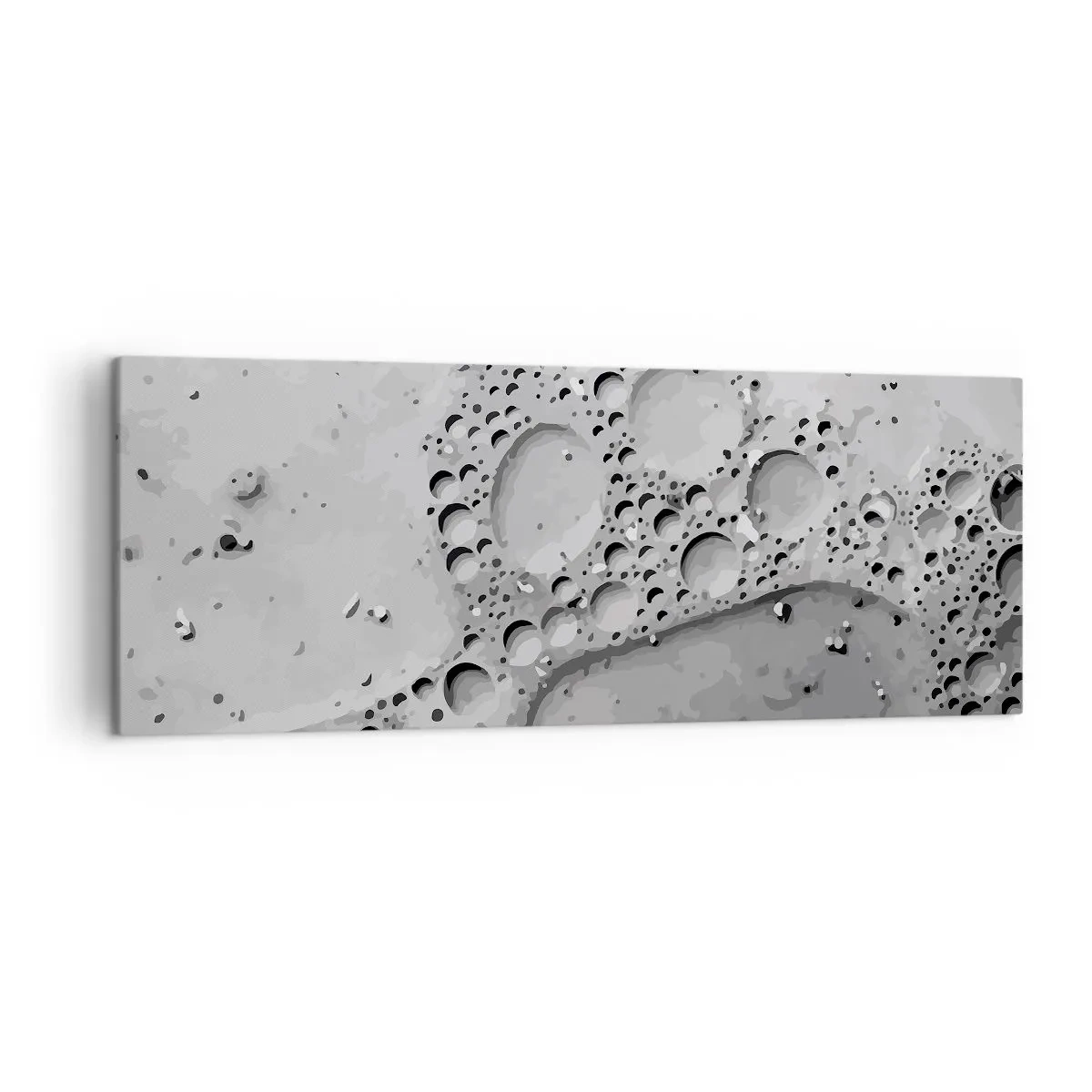 Schilderen op canvas - Schuimspoor - 140x50 cm