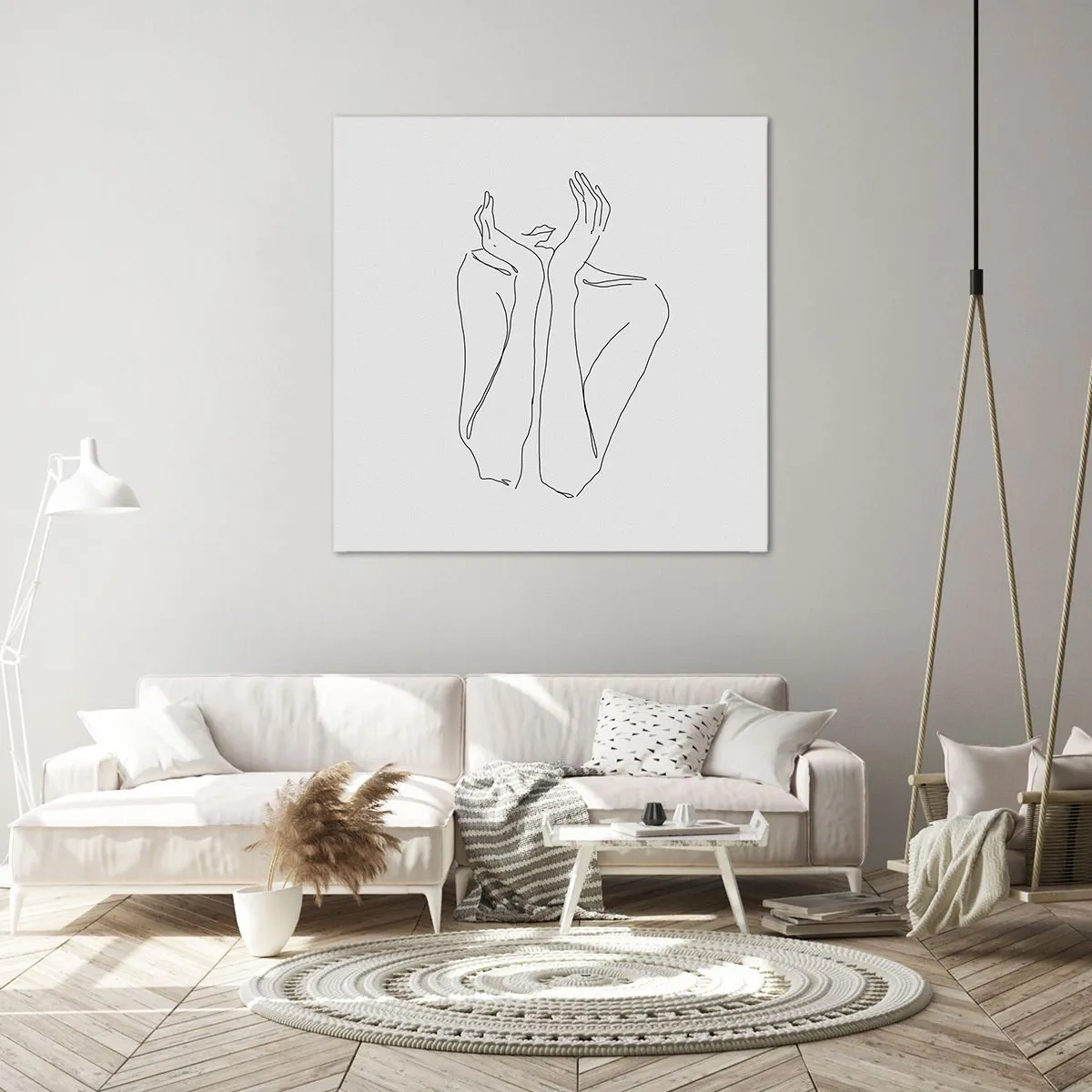 Schilderen op canvas - Waar meisjes van dromen - 70x70 cm