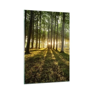 Schilderen op glas - Foto van de hele lente - 80x120 cm